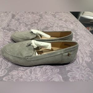 Tahari Faux Suede Loafers